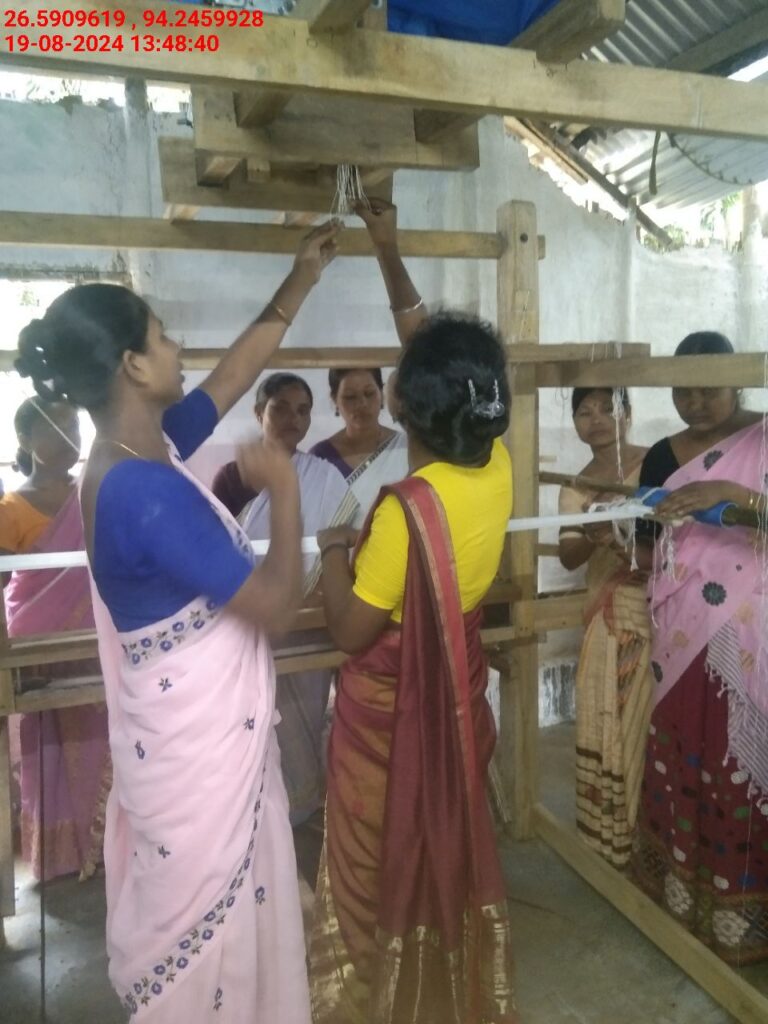 Jacquard Handloom Weaver training at IIE Incubation Centre, Jorhat, batch 23030, 19-08-2024