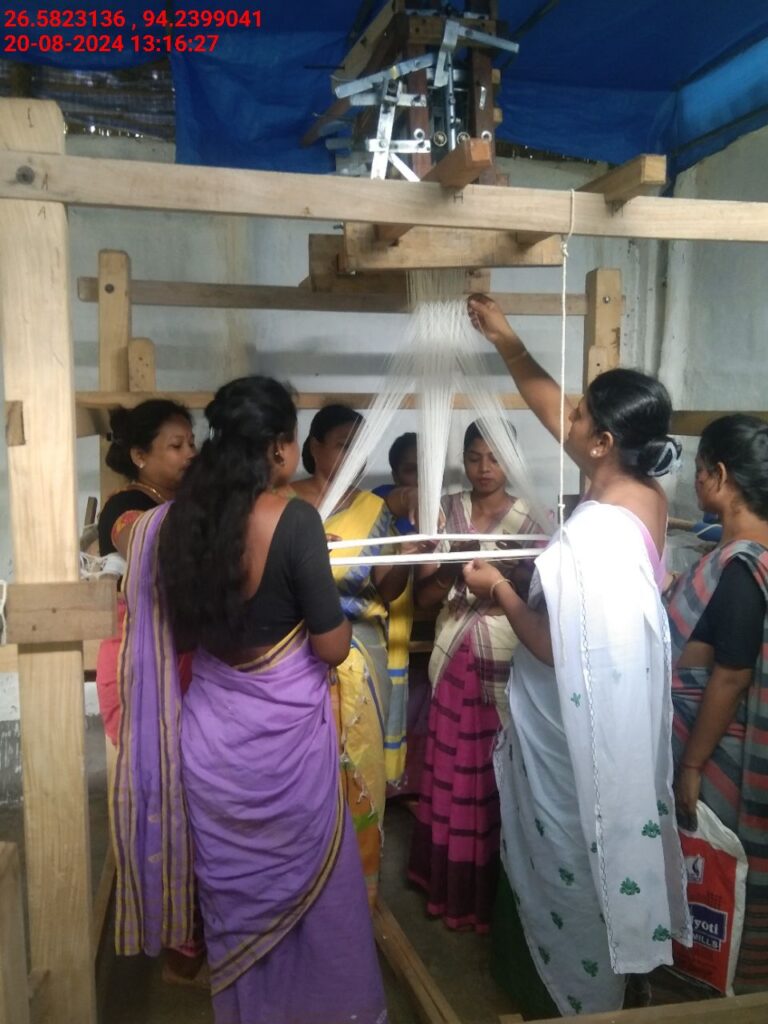 Jacquard Handloom Weaver training at IIE Incubation Centre, Jorhat, batch 23030, 20-08-2024