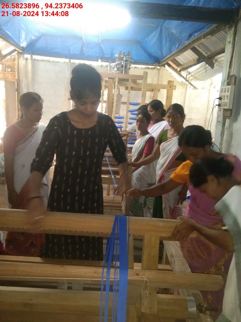 Jacquard Handloom Weaver training at IIE Incubation Centre, Jorhat, batch 23030, 21-08-2024