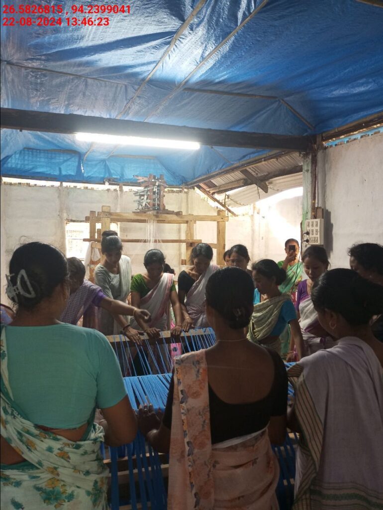 Jacquard Handloom Weaver training at IIE Incubation Centre, Jorhat, batch 23030, 22-08-2024