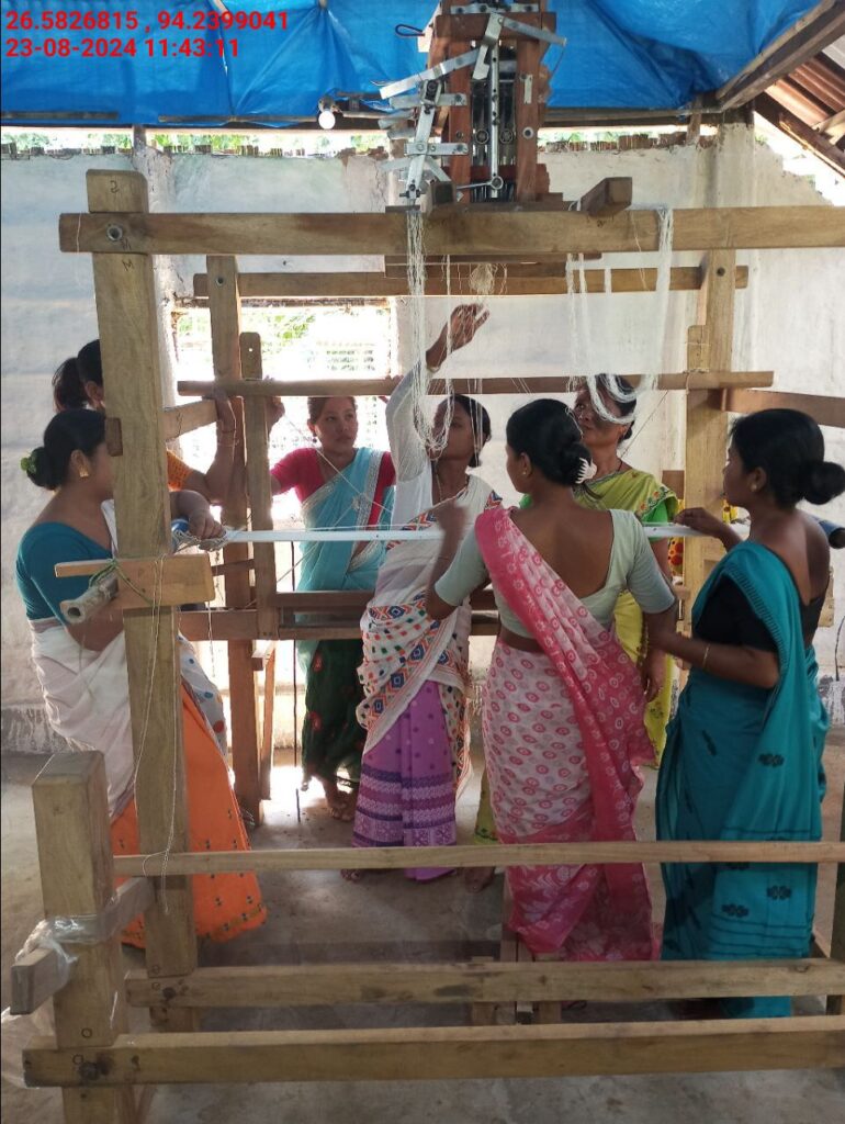 Jacquard Handloom Weaver training at IIE Incubation Centre, Jorhat, batch 23030, 23-08-2024