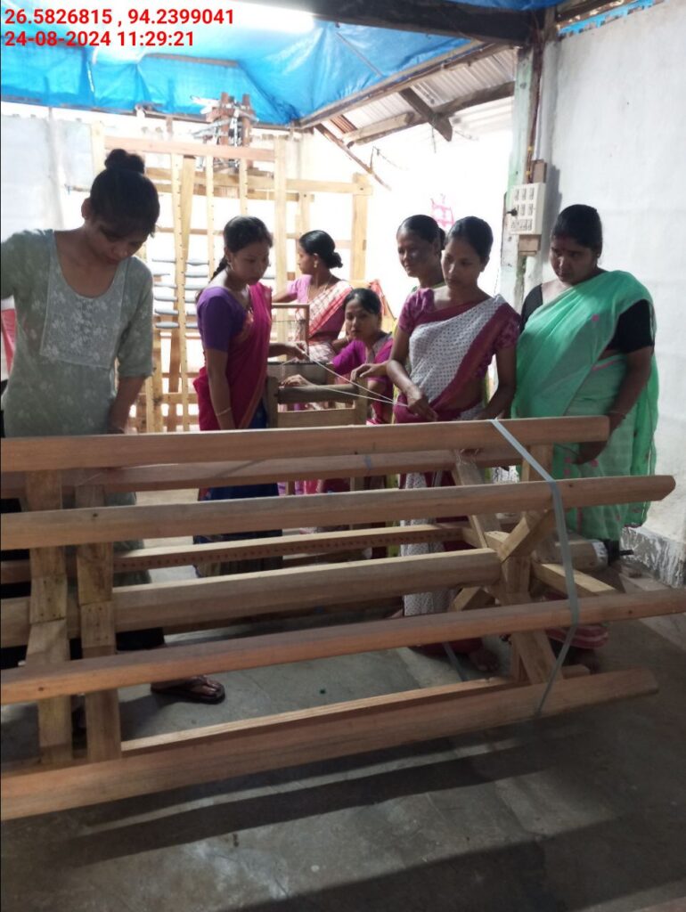 Jacquard Handloom Weaver training at IIE Incubation Centre, Jorhat, batch 23030, 24-08-2024