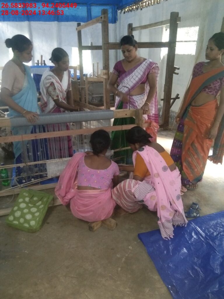 Jacquard Handloom Weaver training at IIE Incubation Centre, Jorhat, batch 23030, 28-08-2024