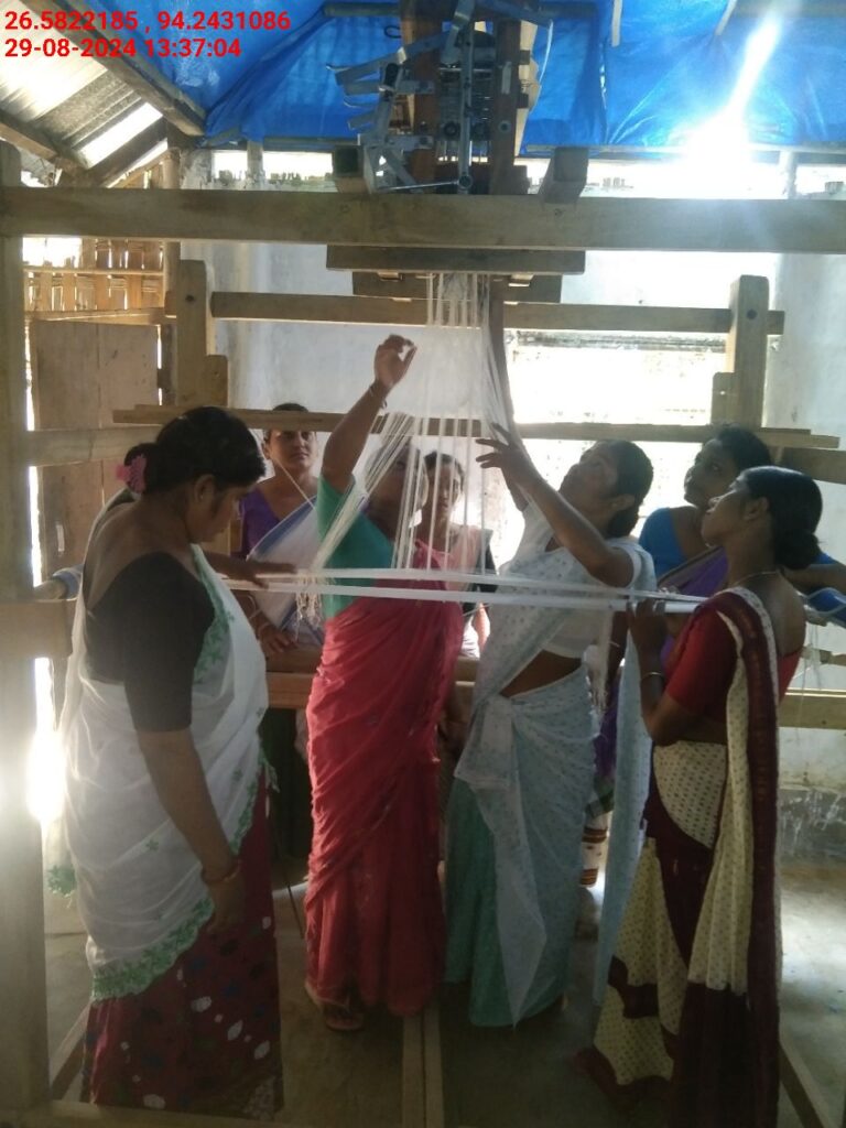 Jacquard Handloom Weaver training at IIE Incubation Centre, Jorhat, batch 23030, 29-08-2024