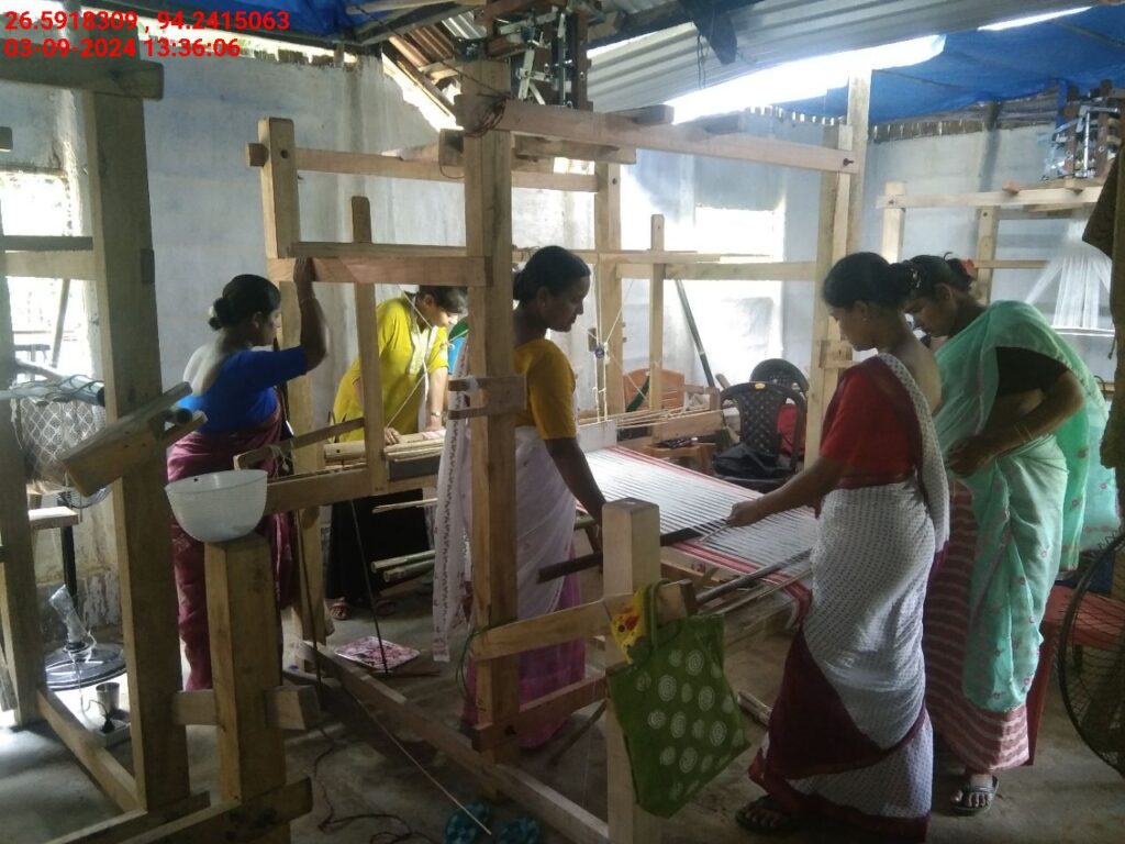 Jacquard Handloom Weaver training at IIE Incubation Centre, Jorhat, batch 23030, 03-09-2024