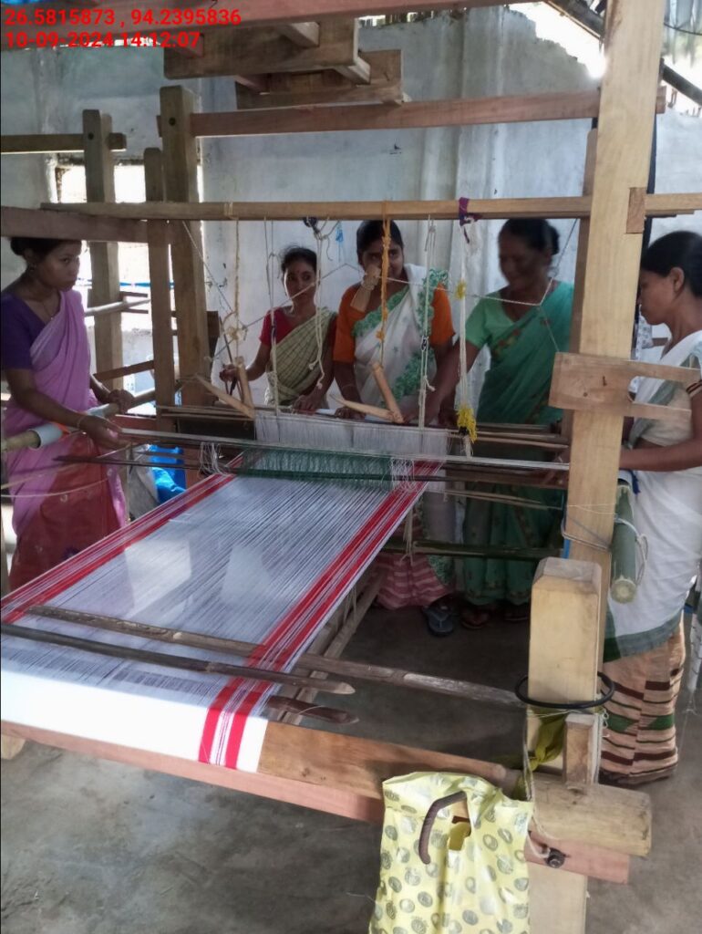 Jacquard Handloom Weaver training at IIE Incubation Centre, Jorhat, batch 23030, 10-09-2024