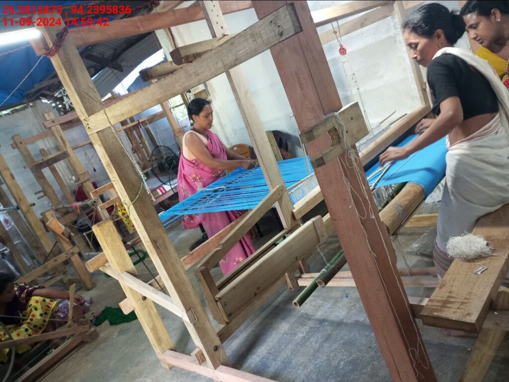 Jacquard Handloom Weaver training at IIE Incubation Centre, Jorhat, batch 23030, 11-09-2024