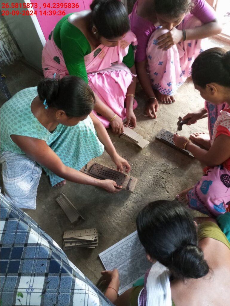 Jacquard Handloom Weaver training at IIE Incubation Centre, Jorhat, batch 23030, 20-09-2024
