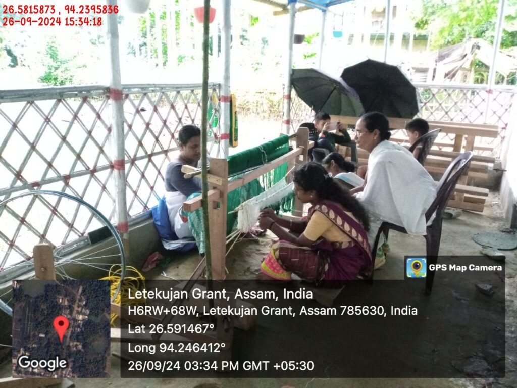 Jacquard Handloom Weaver training at IIE Incubation Centre, Jorhat, batch 23030, 26-09-2024