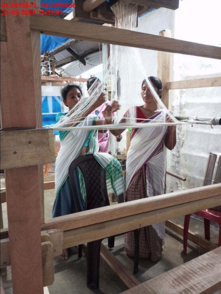 Jacquard Handloom Weaver training at IIE Incubation Centre, Jorhat, batch 23030, 27-09-2024