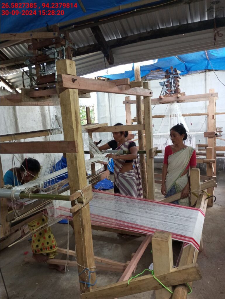Jacquard Handloom Weaver training at IIE Incubation Centre, Jorhat, batch 23030, 30-09-2024