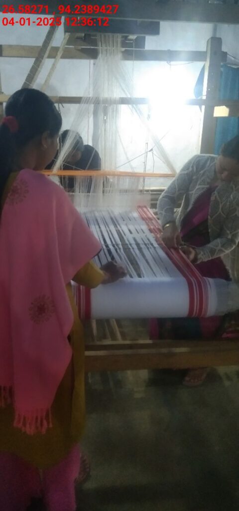 Jacquard Handloom Weaver training at IIE Incubation Centre, Jorhat, batch 25141, 04-01-2025