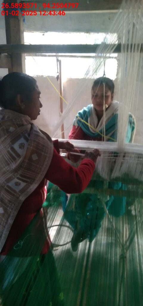 Jacquard Handloom Weaver training at IIE Incubation Centre, Jorhat, batch 25141, 01-02-2025