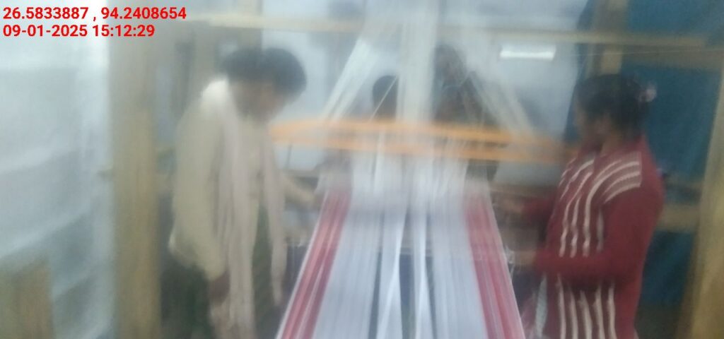 Jacquard Handloom Weaver training at IIE Incubation Centre, Jorhat, batch 25983, 09-01-2025