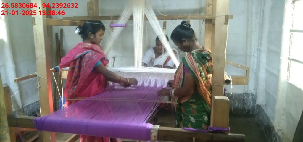 Jacquard Handloom Weaver training at IIE Incubation Centre, Jorhat, batch 25983, 21-01-2025