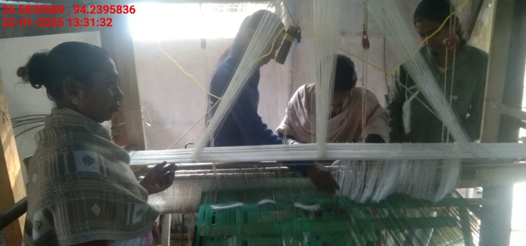 Jacquard Handloom Weaver training at IIE Incubation Centre, Jorhat, batch 25983, 22-01-2025