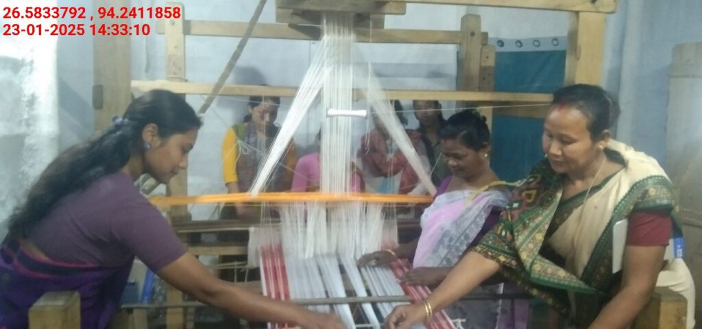 Jacquard Handloom Weaver training at IIE Incubation Centre, Jorhat, batch 25983, 23-01-2025