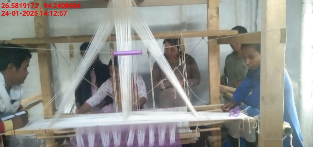 Jacquard Handloom Weaver training at IIE Incubation Centre, Jorhat, batch 25983, 24-01-2025