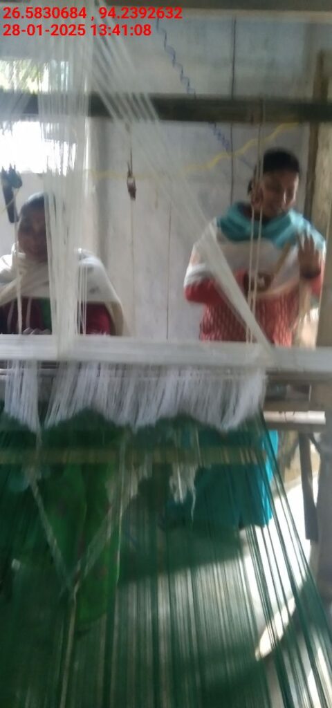 Jacquard Handloom Weaver training at IIE Incubation Centre, Jorhat, batch 25983, 28-01-2025