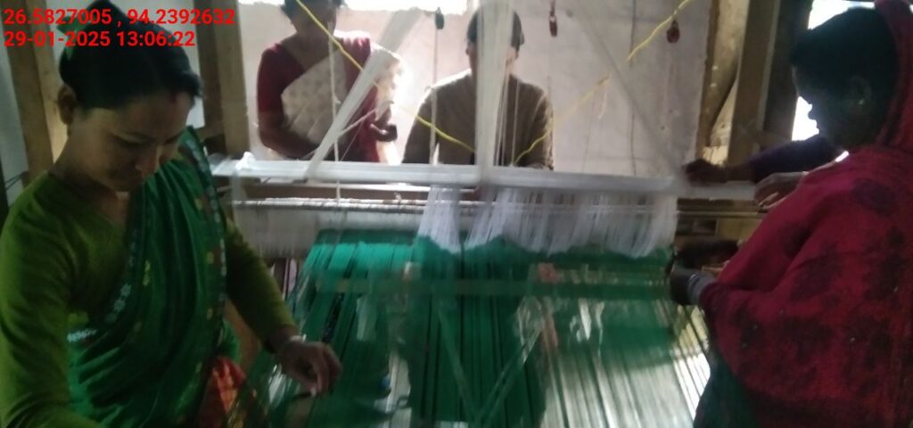 Jacquard Handloom Weaver training at IIE Incubation Centre, Jorhat, batch 25983, 29-01-2025