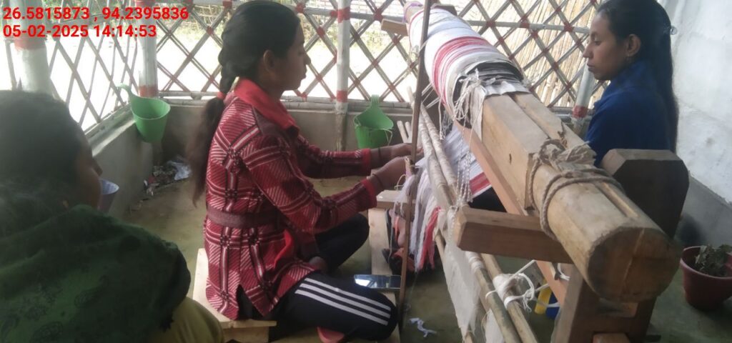 Jacquard Handloom Weaver training at IIE Incubation Centre, Jorhat, batch 25983, 05-02-2025