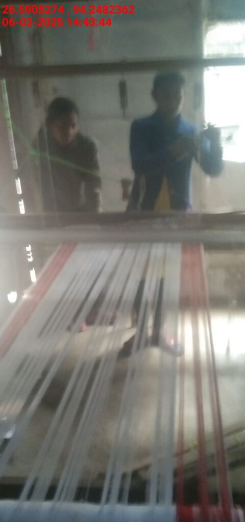 Jacquard Handloom Weaver training at IIE Incubation Centre, Jorhat, batch 25983, 06-02-2025