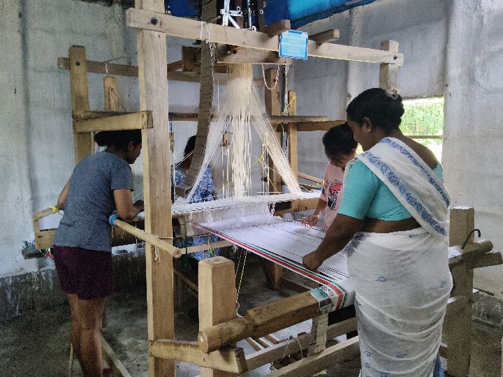 Jacquard Handloom Weaver training at IIE Incubation Centre, Jorhat, batch 35744, 04-10-2025