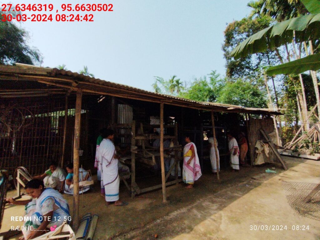 Handloom Weaver (Frame Loom) training at IIE Incubation Centre, Kakopothar, batch 21123, 30-03-2024