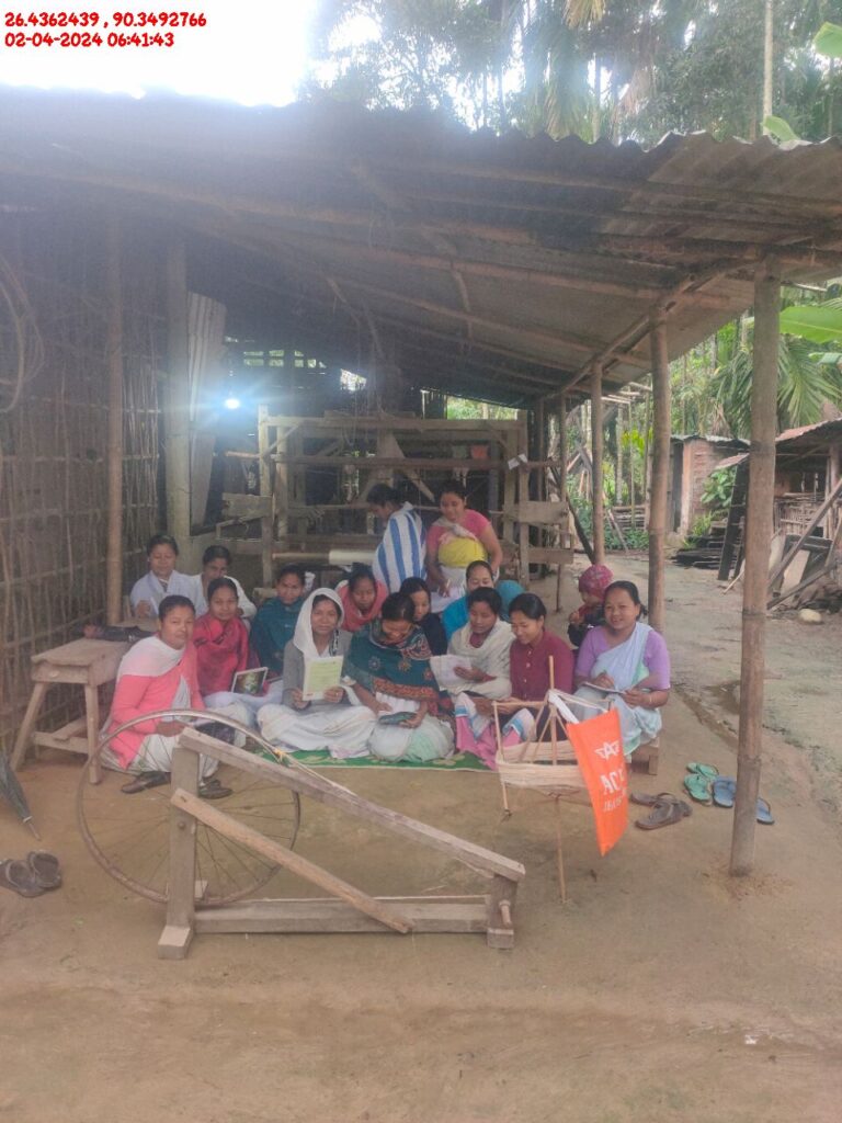Handloom Weaver (Frame Loom) training at IIE Incubation Centre, Kakopothar, batch 21123, 02-04-2024