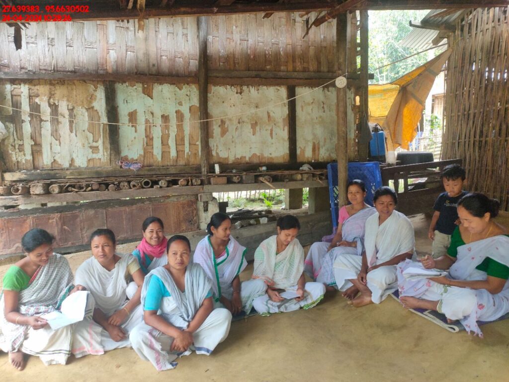 Handloom Weaver (Frame Loom) training at IIE Incubation Centre, Kakopothar, batch 21123, 24-04-2024