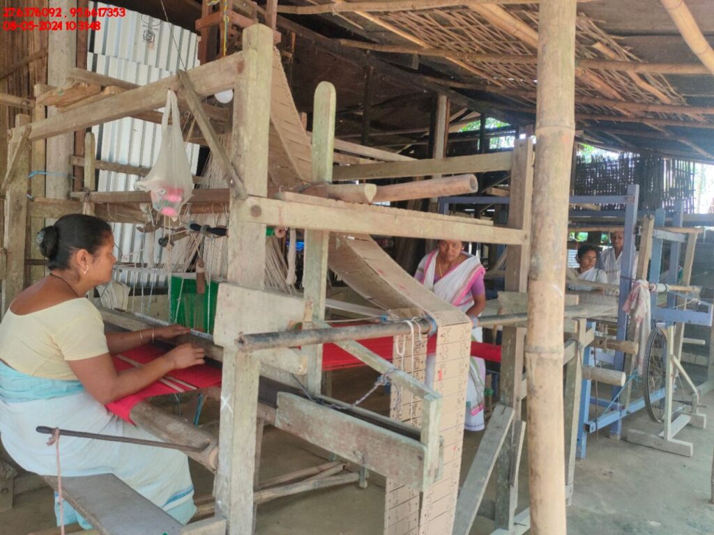 Handloom Weaver (Frame Loom) training at IIE Incubation Centre, Kakopothar, batch 21123, 08-05-2024
