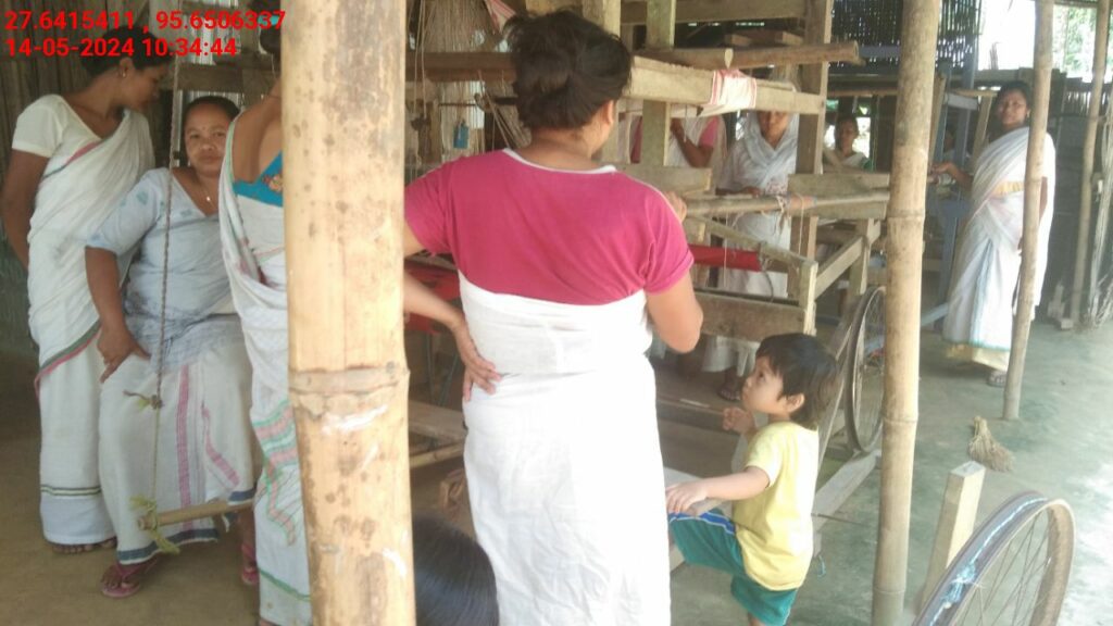 Handloom Weaver (Frame Loom) training at IIE Incubation Centre, Kakopothar, batch 21123, 14-05-2024