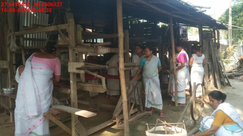 Handloom Weaver (Frame Loom) training at IIE Incubation Centre, Kakopothar, batch 21123, 15-05-2024
