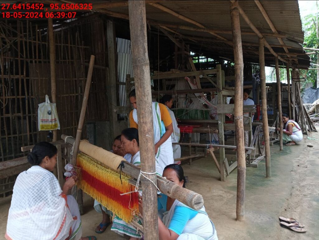 Handloom Weaver (Frame Loom) training at IIE Incubation Centre, Kakopothar, batch 21123, 18-05-2024