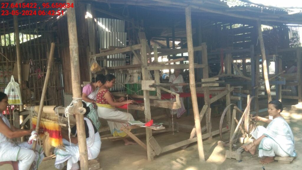 Handloom Weaver (Frame Loom) training at IIE Incubation Centre, Kakopothar, batch 21123, 23-05-2024