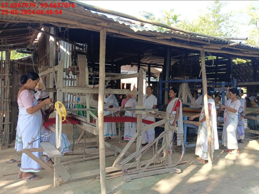 Handloom Weaver (Frame Loom) training at IIE Incubation Centre, Kakopothar, batch 21123, 25-05-2024
