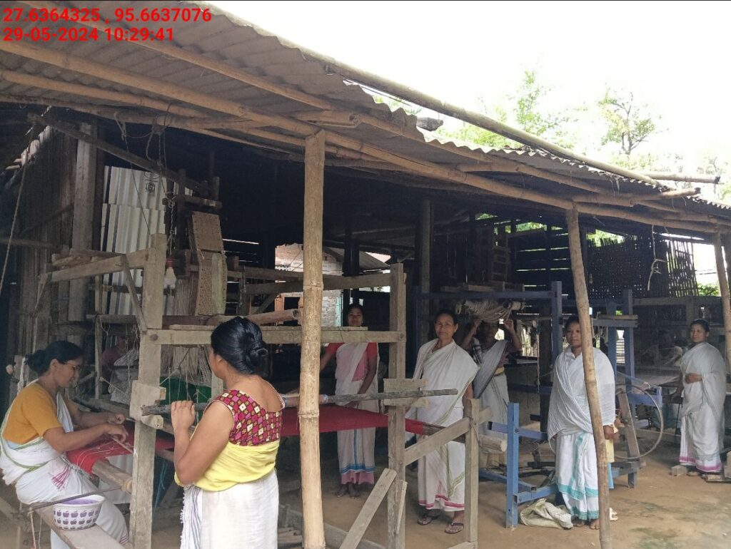 Handloom Weaver (Frame Loom) training at IIE Incubation Centre, Kakopothar, batch 21123, 29-05-2024