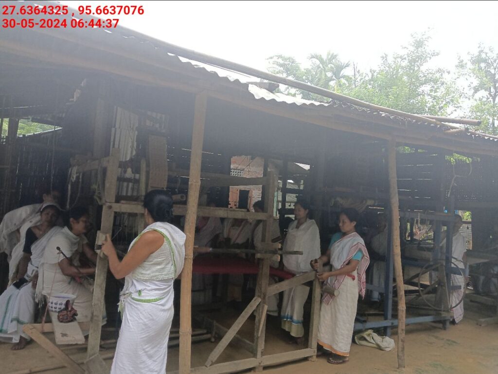 Handloom Weaver (Frame Loom) training at IIE Incubation Centre, Kakopothar, batch 21123, 30-05-2024