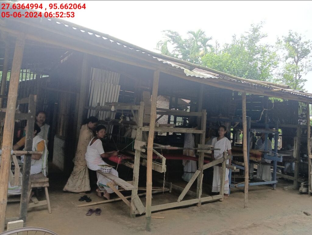 Handloom Weaver (Frame Loom) training at IIE Incubation Centre, Kakopothar, batch 21123, 05-06-2024