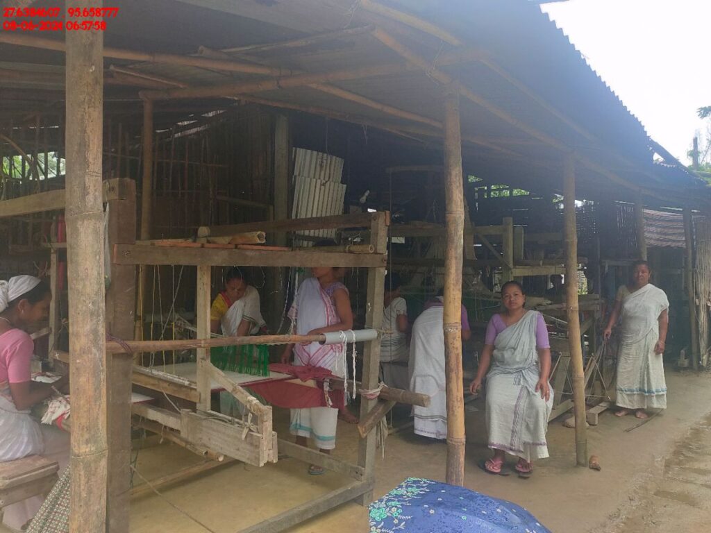 Handloom Weaver (Frame Loom) training at IIE Incubation Centre, Kakopothar, batch 21123, 08-06-2024