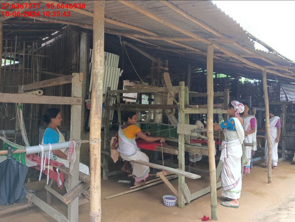 Handloom Weaver (Frame Loom) training at IIE Incubation Centre, Kakopothar, batch 21123, 10-06-2024