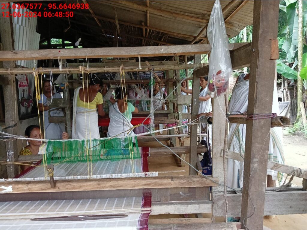 Handloom Weaver (Frame Loom) training at IIE Incubation Centre, Kakopothar, batch 21123, 12-06-2024