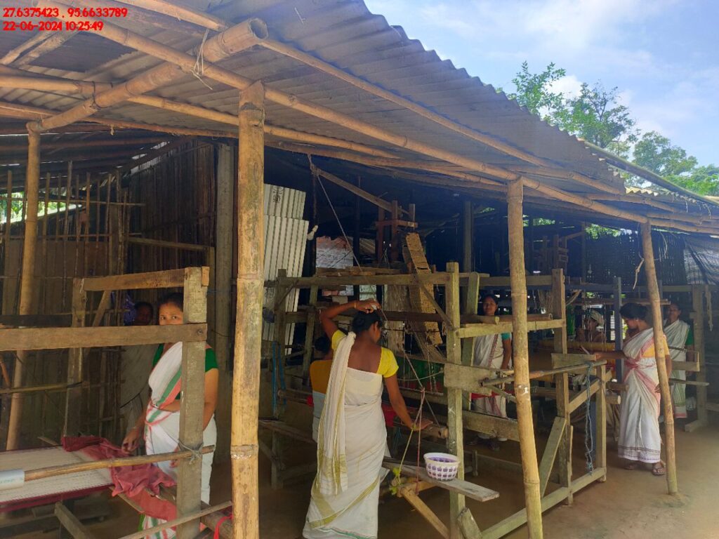 Handloom Weaver (Frame Loom) training at IIE Incubation Centre, Kakopothar, batch 21123, 22-06-2024