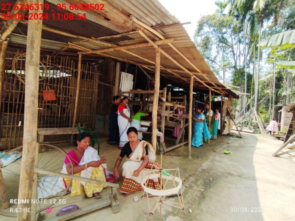 Handloom Weaver (Frame Loom) training at IIE Incubation Centre, Kakopothar, batch 21124, 30-03-2024