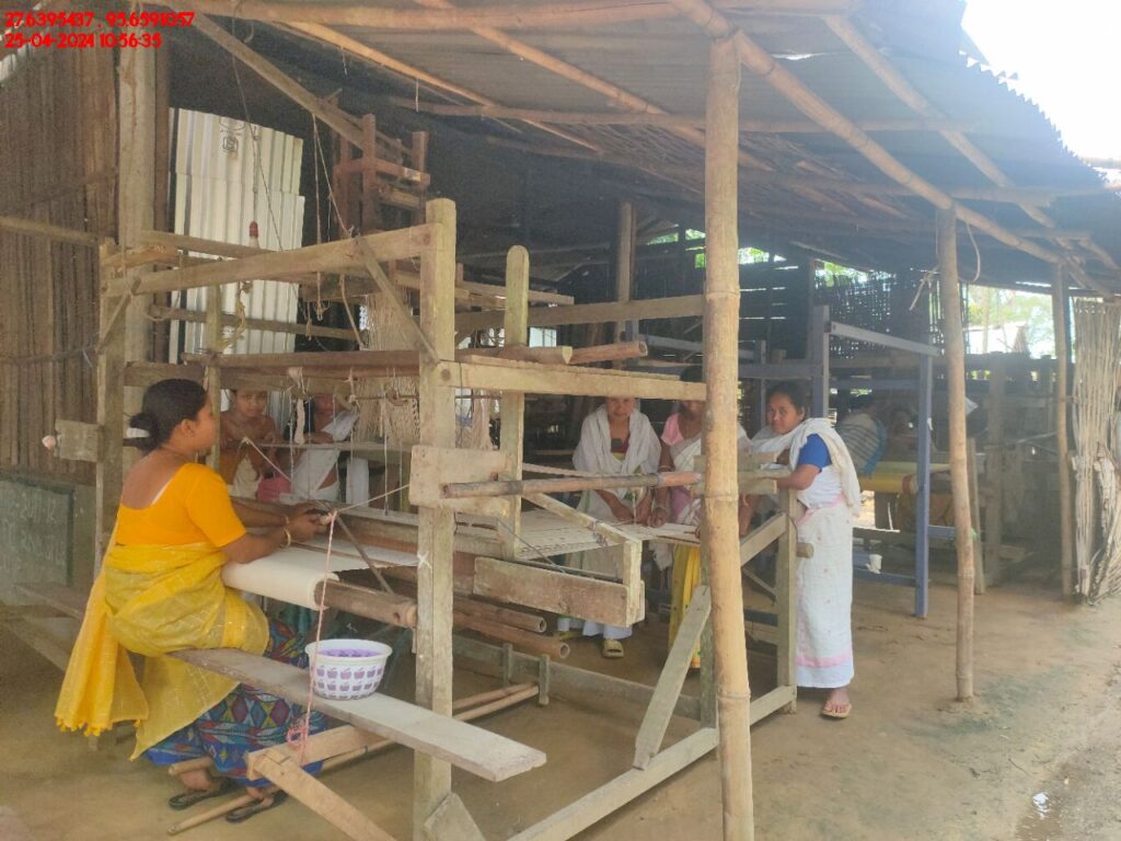 Handloom Weaver (Frame Loom) training at IIE Incubation Centre, Kakopothar, batch 21124, 25-04-2024