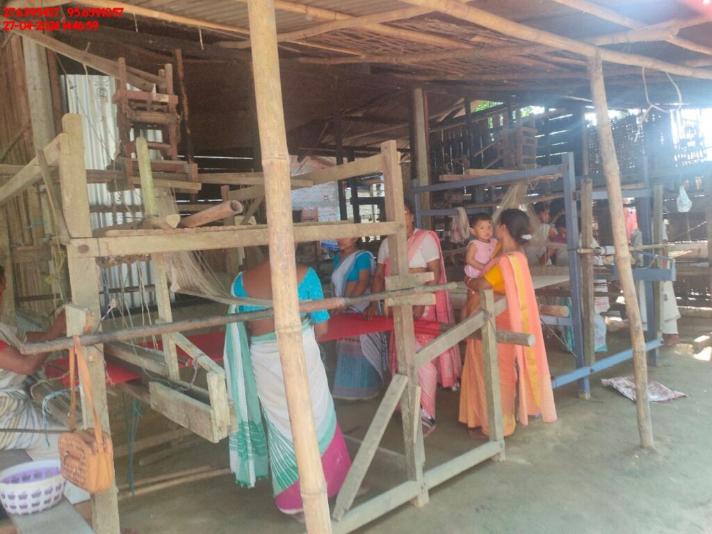 Handloom Weaver (Frame Loom) training at IIE Incubation Centre, Kakopothar, batch 21124, 27-04-2024