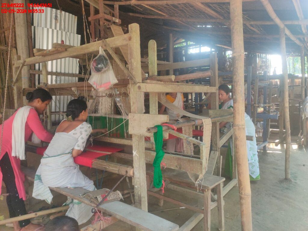 Handloom Weaver (Frame Loom) training at IIE Incubation Centre, Kakopothar, batch 21124, 02-05-2024