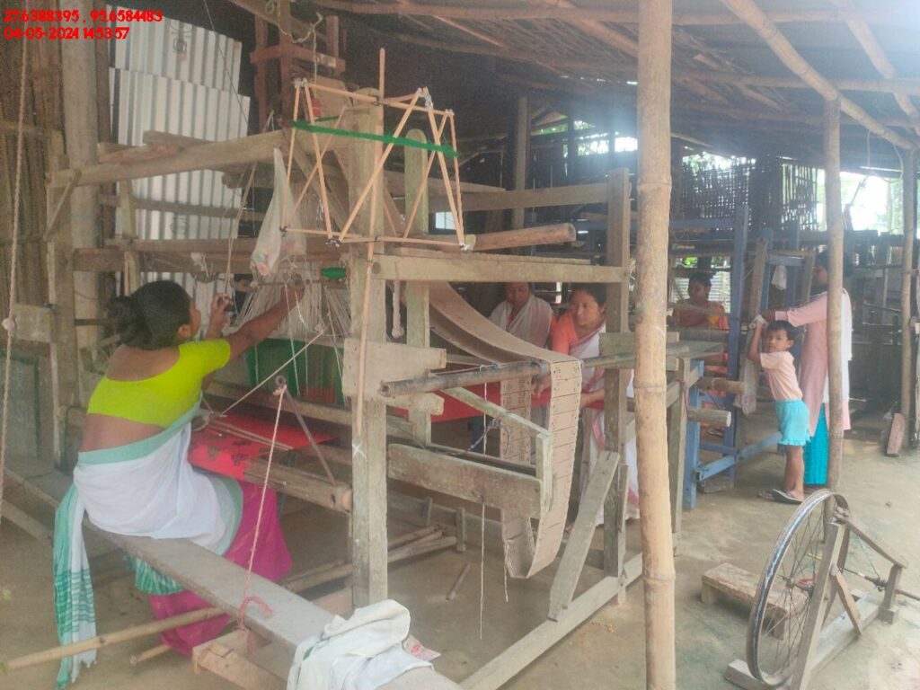 Handloom Weaver (Frame Loom) training at IIE Incubation Centre, Kakopothar, batch 21124, 04-05-2024