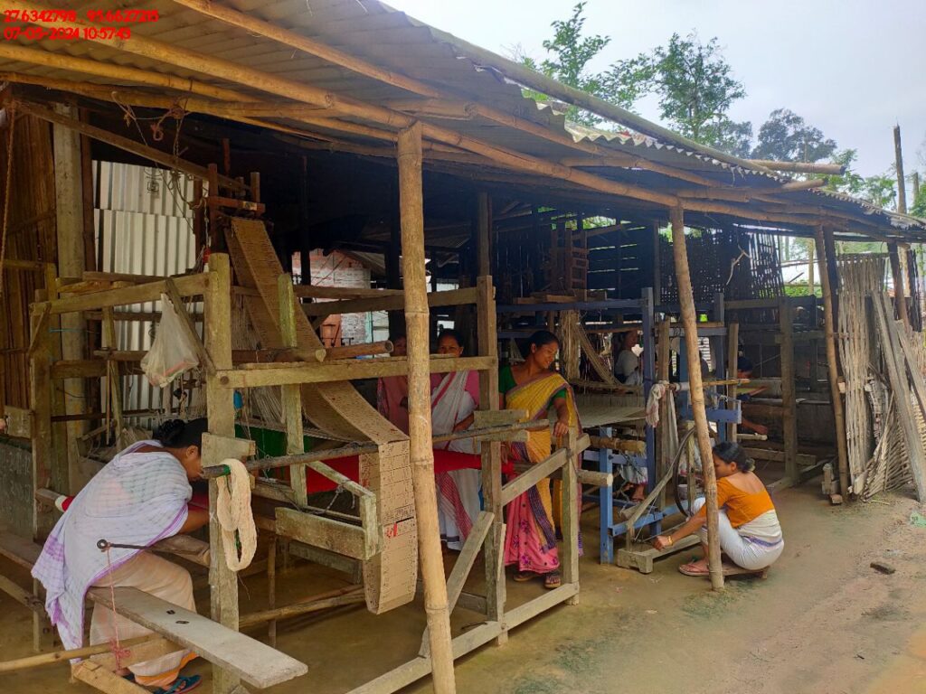 Handloom Weaver (Frame Loom) training at IIE Incubation Centre, Kakopothar, batch 21124, 07-05-2024