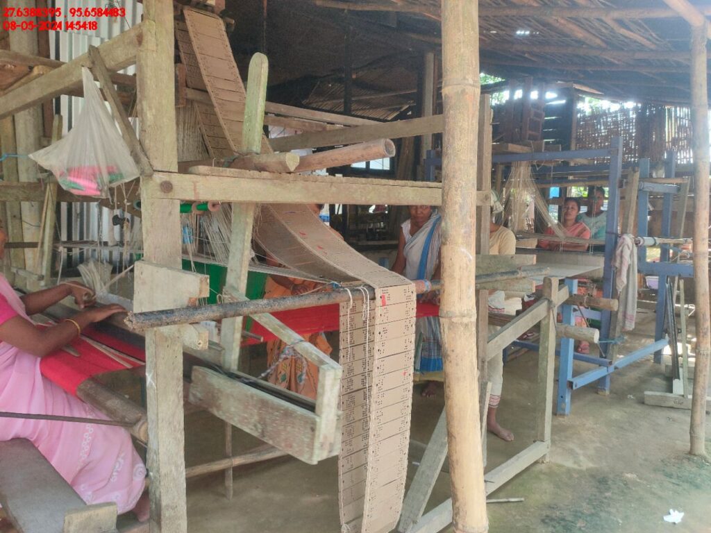 Handloom Weaver (Frame Loom) training at IIE Incubation Centre, Kakopothar, batch 21124, 08-05-2024
